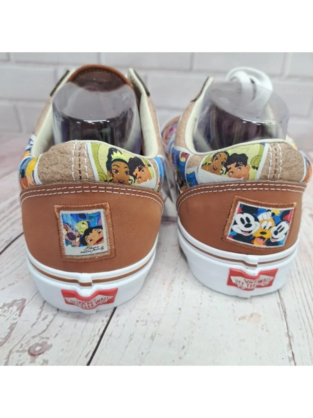 Vans X Disney Old Skool Shoes 100 Scrapbook Multi Sneaker Mens‎ 12, New
